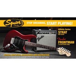 Електрическа китара FENDER SQUIER PACK STRAT HSS CAR 15G  